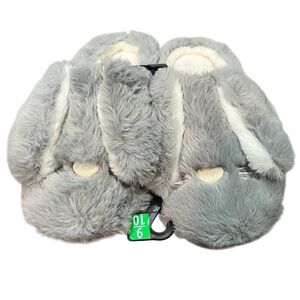 NWT Bunny Rabbit Slippers Furry Size 9 / 10